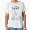 Vintage Cat UFO Alien Western Animal Lover by TerryConnells