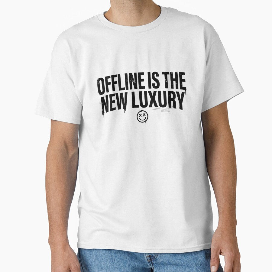 Offline Is The New Luxury Streetwear Hoodie Design by Street Joy