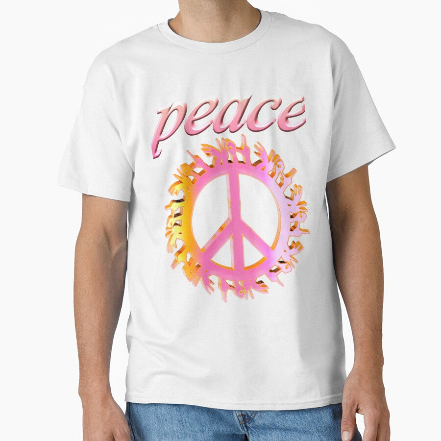 Hippie Peace Sign Art Design by Zareen Sayyed