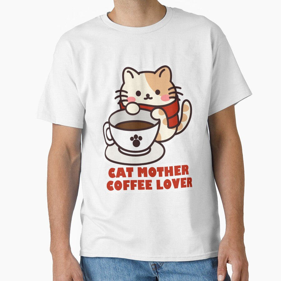 Cat Mother Coffee Lover by Lychee Design
