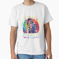 Hippie Girl Peace and Love by JamesGillitzer