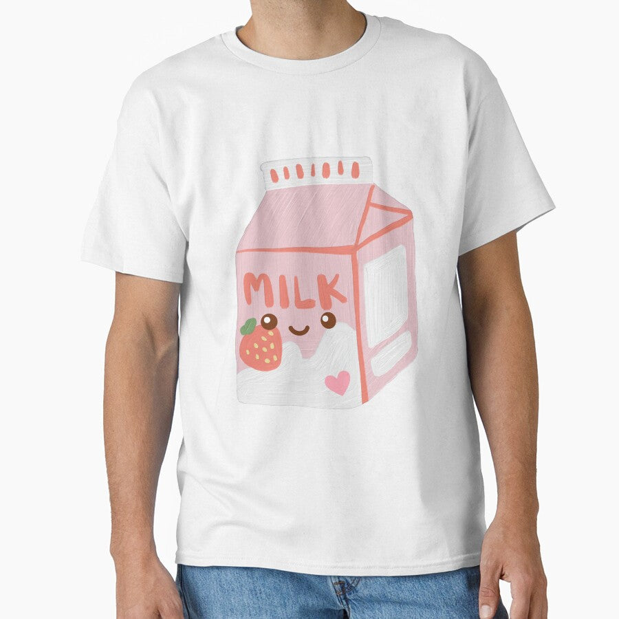 Kawaii Strawberry Milk Carton Sticker by Uryummypie