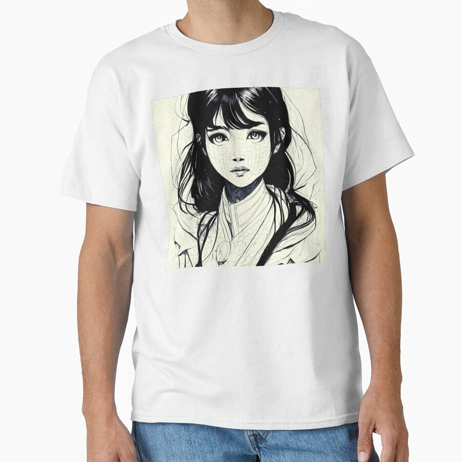 Anime girl coloring page by Mirochan80