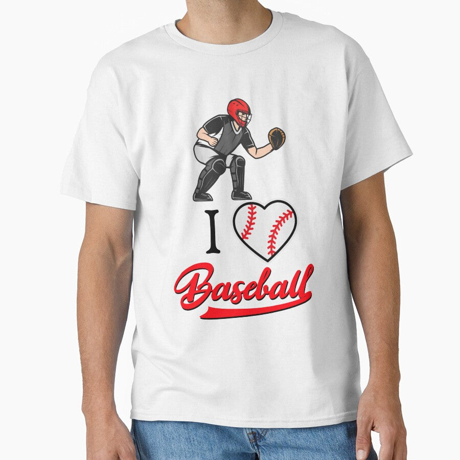 Love Baseball, Ball, Foul, catcher Homerun by MaxiiMerch