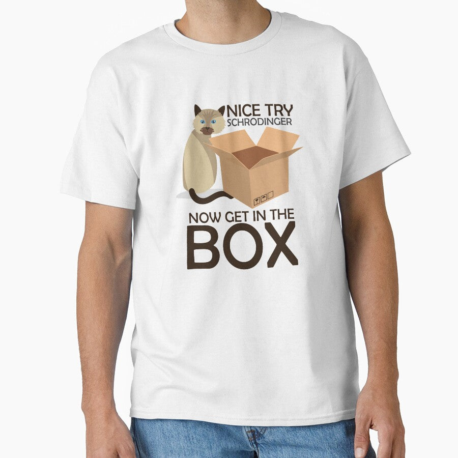 Nice Try Schrodinger Cat Quantum Physics gift for teacher by hadleydesigns