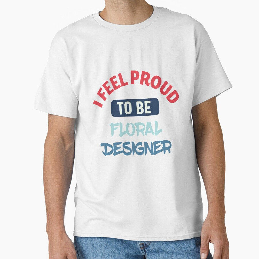 I feel Proud to be floral designer retro by bumperapparels