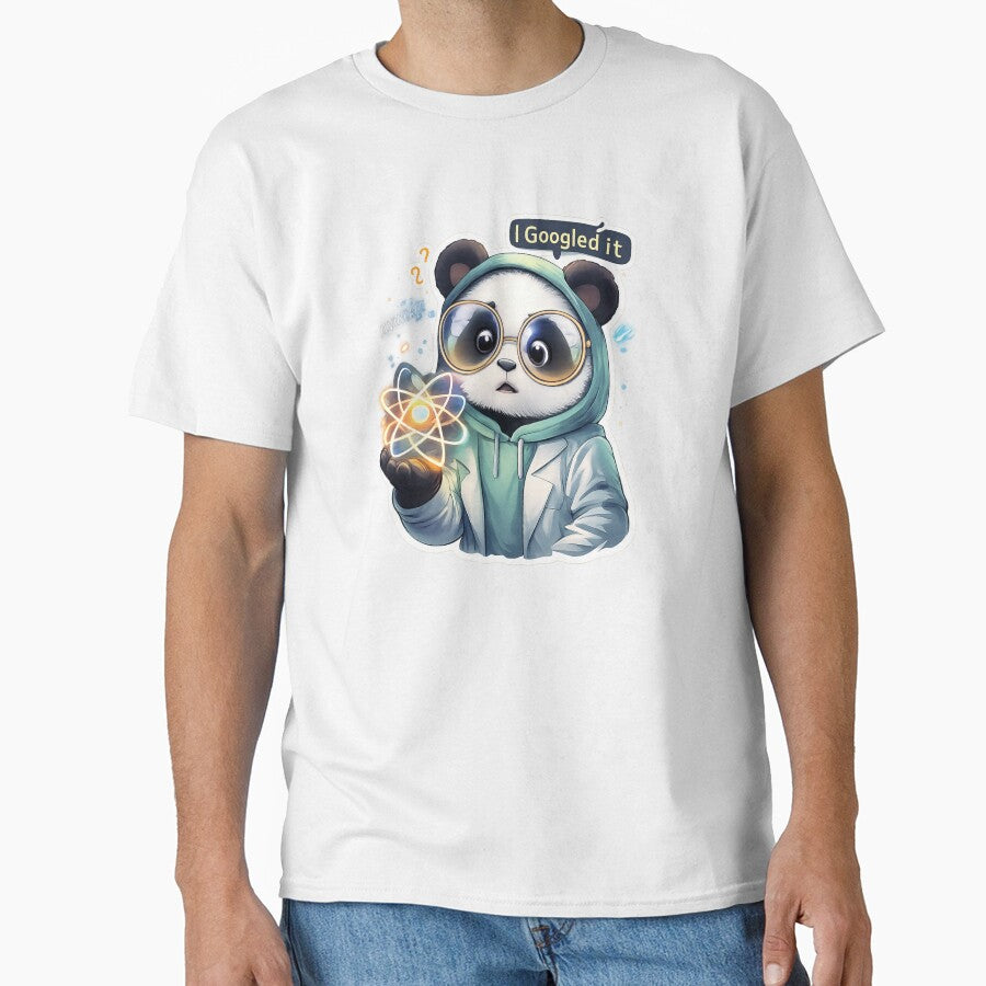 Quantum Panda Sticker | Funny Science Panda Meme Character by RevieusaR