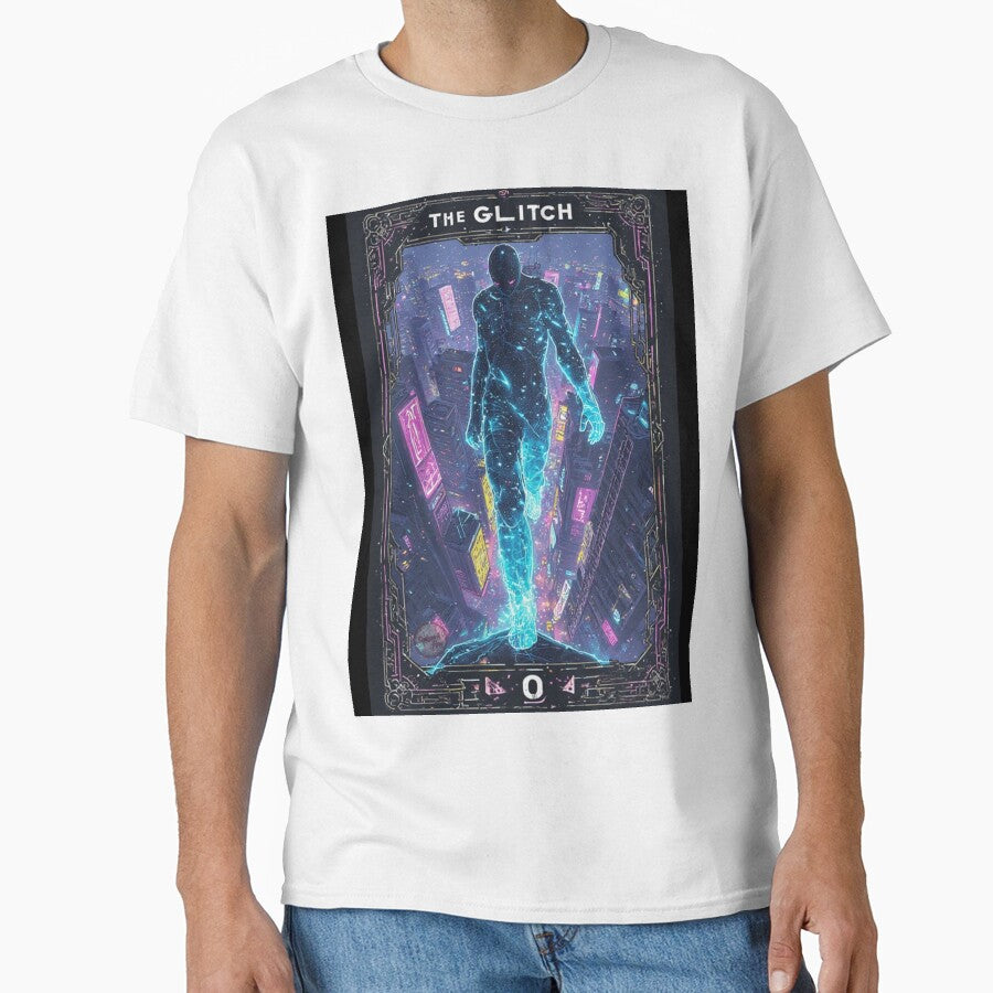 The Glitch - Cyberpunk Neon Futuristic Sci-Fi Digital Gothic Art by Designs-R-Fine