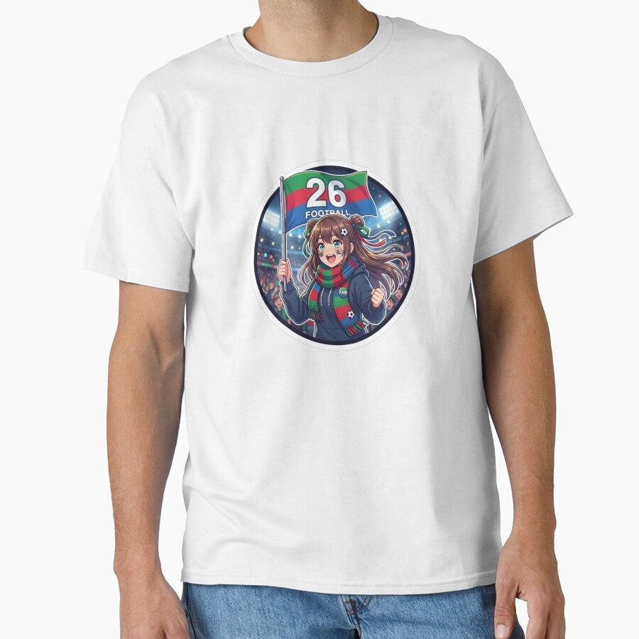 Kawaii Soccer Fan Girl World Cup 2026 Sticker by sillyweas