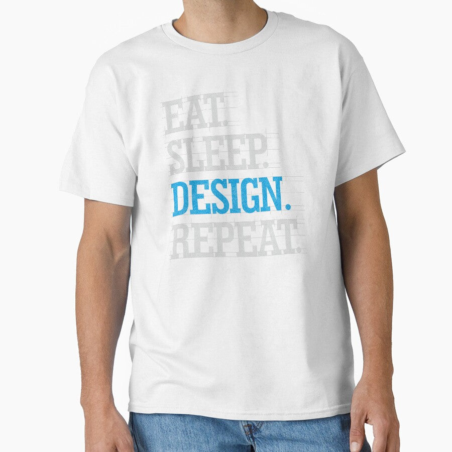 Eat Sleep Design Repeat Graphic Designer Gift Funny by alenaz