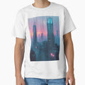 Neon Cyberpunk Skyline at Dusk by BetaStudioArt