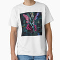 Wings Over Ruin: Cyberpunk Fairy on Giant Rose by Insomnia Art Designs