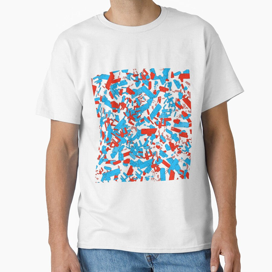 Comic book explosion - red blue by Thecolorschemer