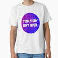 Your Story Isn't Over - Cobalt Fuchsia Wave by sillyjess
