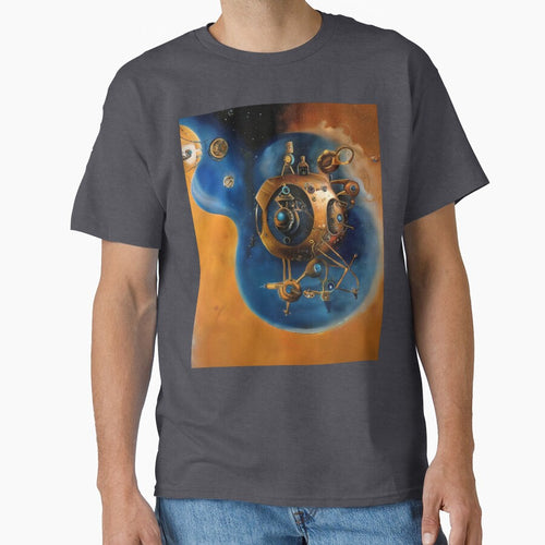 Alien bathyscaphe in deep space, AI art by Dendros-Studio