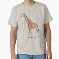 Elegant Giraffe Illustration – Safari Wildlife Animal Art by Royalsticker