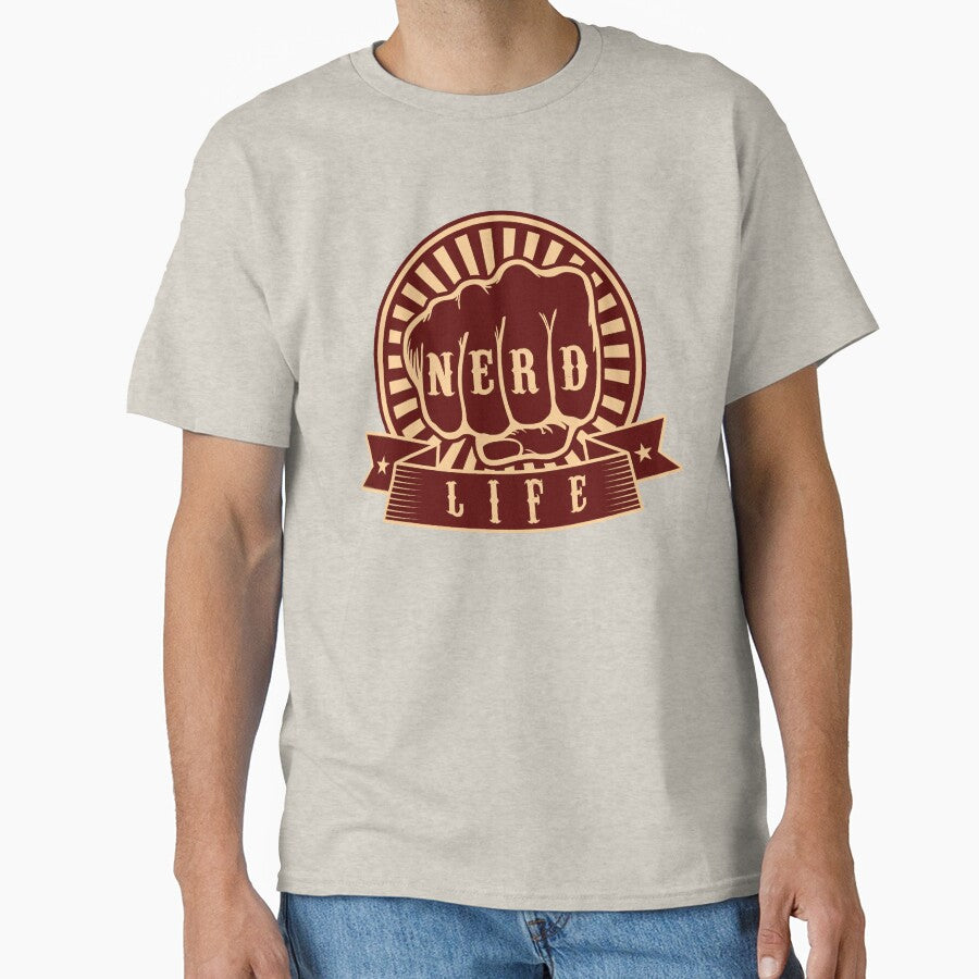 Nerd Life - Fist Punch Vintage by aladdindesigns