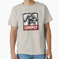 Comply Robot Dystopian Graphic Design by TshirtsOnline-