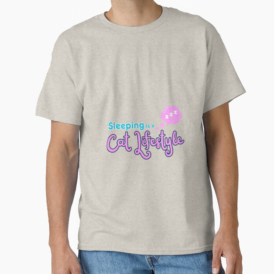 Sleeping is a Cat Lifestyle - Funny Cat Lover Design by CuteVibesStudio