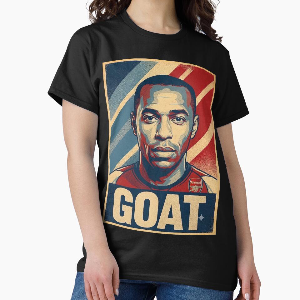 Thierry Henry - G.O.A.T Typography by delacerdaan