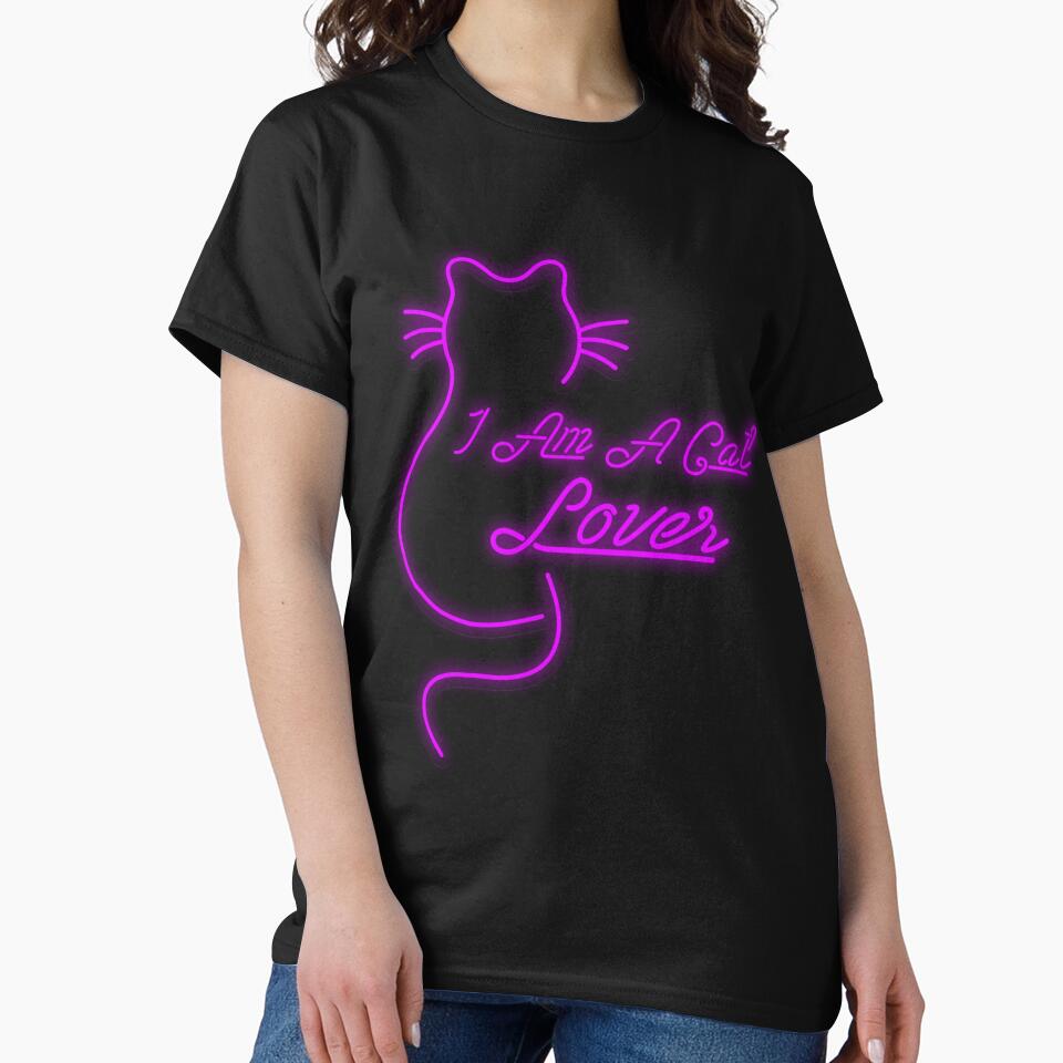 I Am A Cat Lover - Neon by UssefDesigns