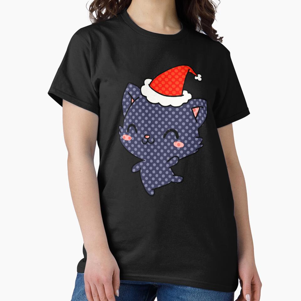 Christmas Meow Cat Lover Christmas gift by Happy-PrintZ