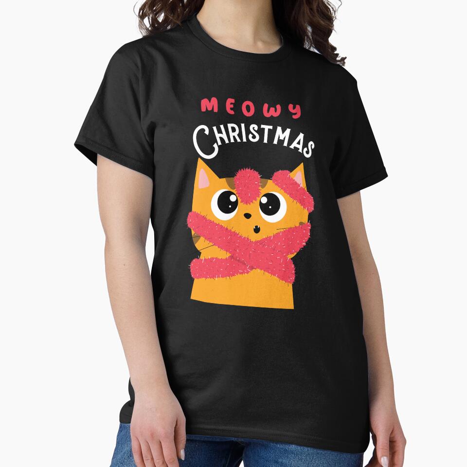 Meowy Christmas, Cat Lover's Christmas by Happy-PrintZ
