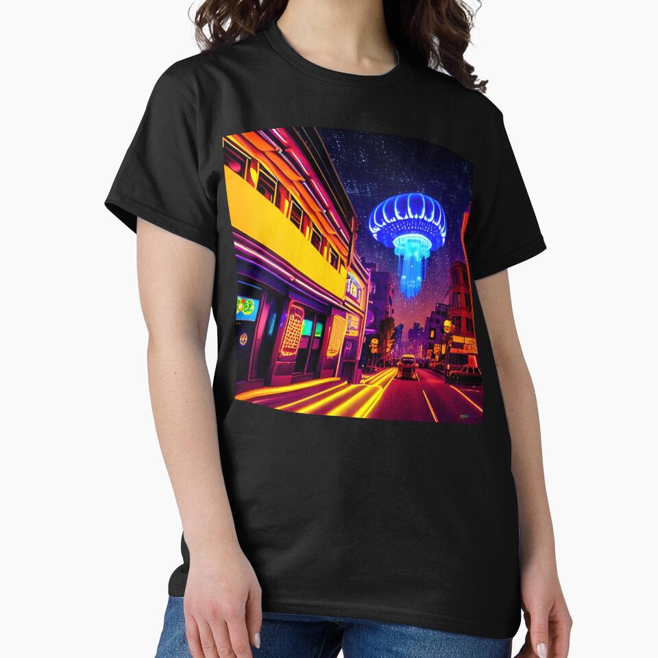 UFO Retro SciFi Dreamscapes 74 - Psychedelic Alien by AI Crypto Warlord