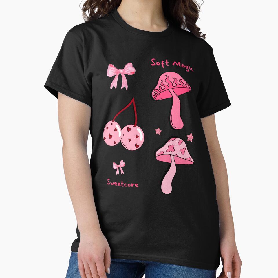 Sweetcore Pink Aesthetic Cute Shirt by Sabrienna.designs