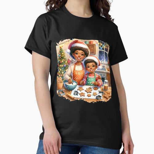 African American Holiday Watercolor – Christmas Graphic Design by artedigital99