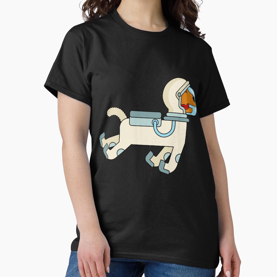 Laika, first space dog cute design vintage space by Designandlove