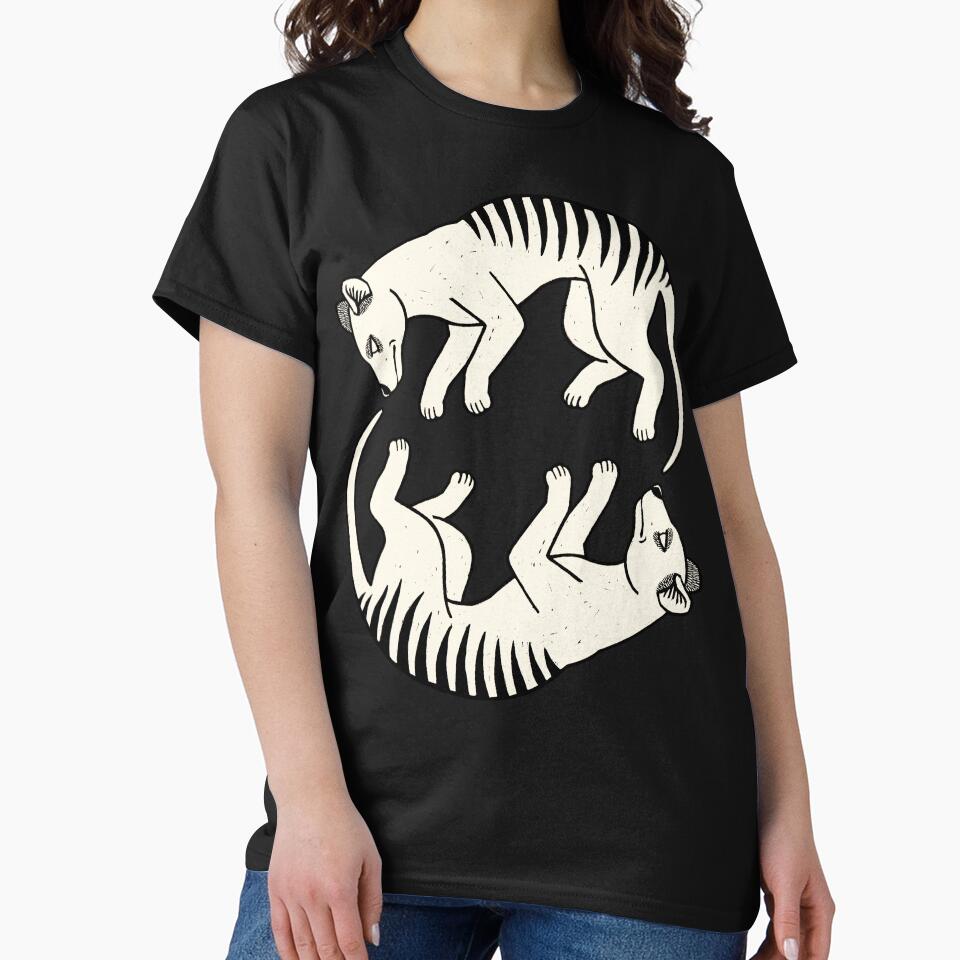 Thylacine Lovers - Woodcut 4 by Veymoth