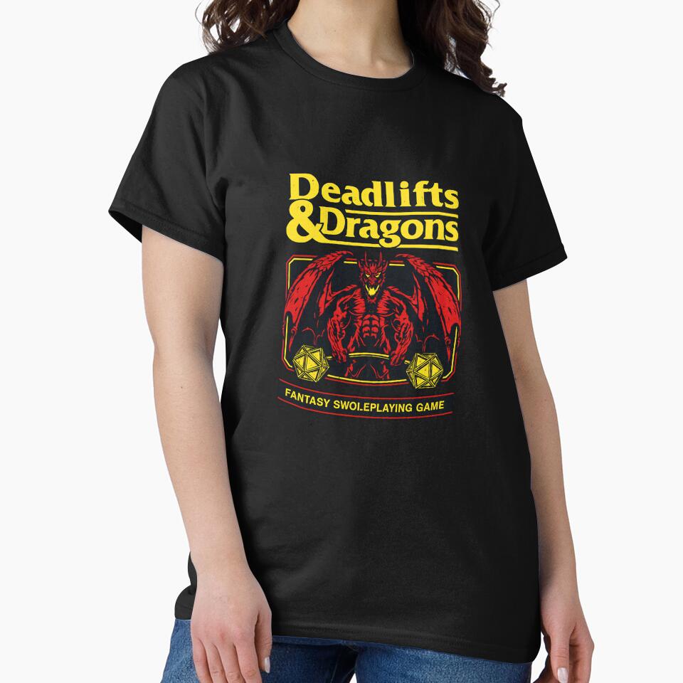 Deadlifts and Dragons by ToyoTees