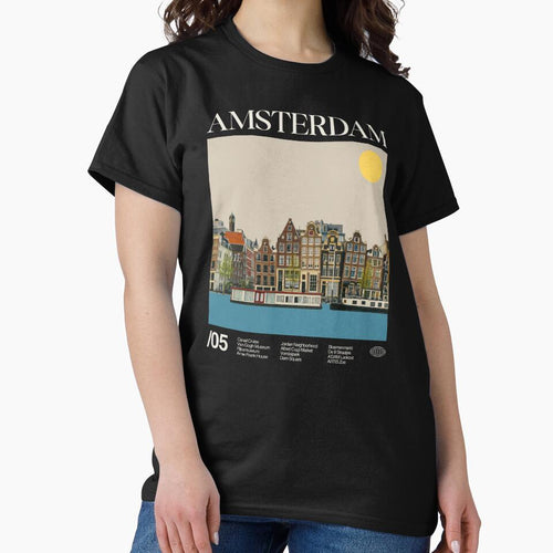 Amsterdam Minimalist Aesthetic Dark Colour by moyjoystudio