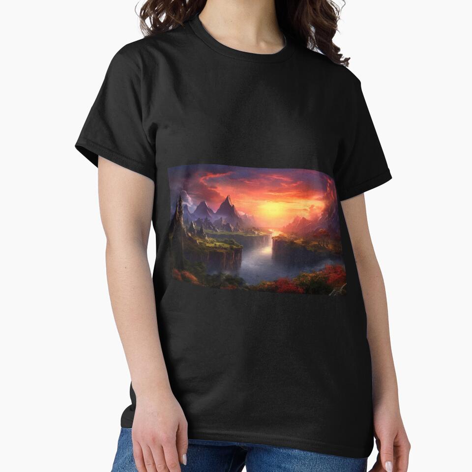 Fantasy Landscape - Sunset Canyon by Fantasy Masterpiece