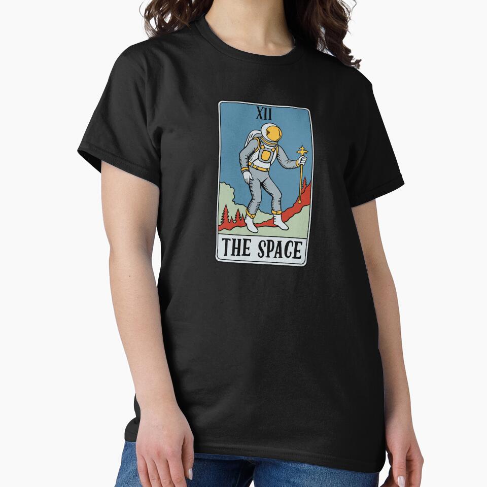 The Space - Funny Astronaut Mars Mission Tarot Card (Blue Version) by isstgeschichte