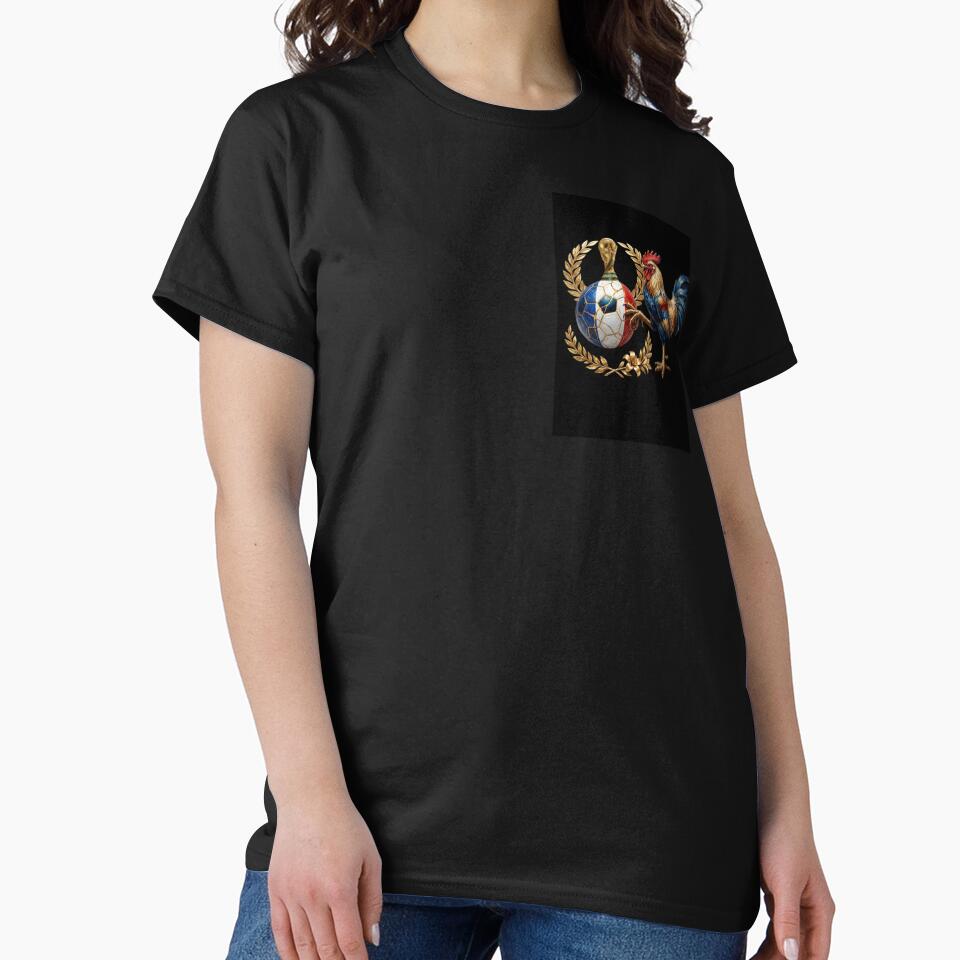 Elegant France Soccer Pride Artistic Design by Roselline