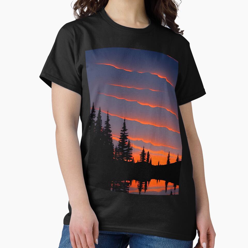 Enhance Your Home with Our Beautiful Collection of Minimalist Landscape Sunrise View Prints by supeart