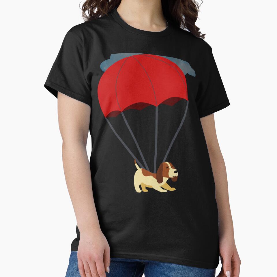 Parachuting Dog Design by Rell1970
