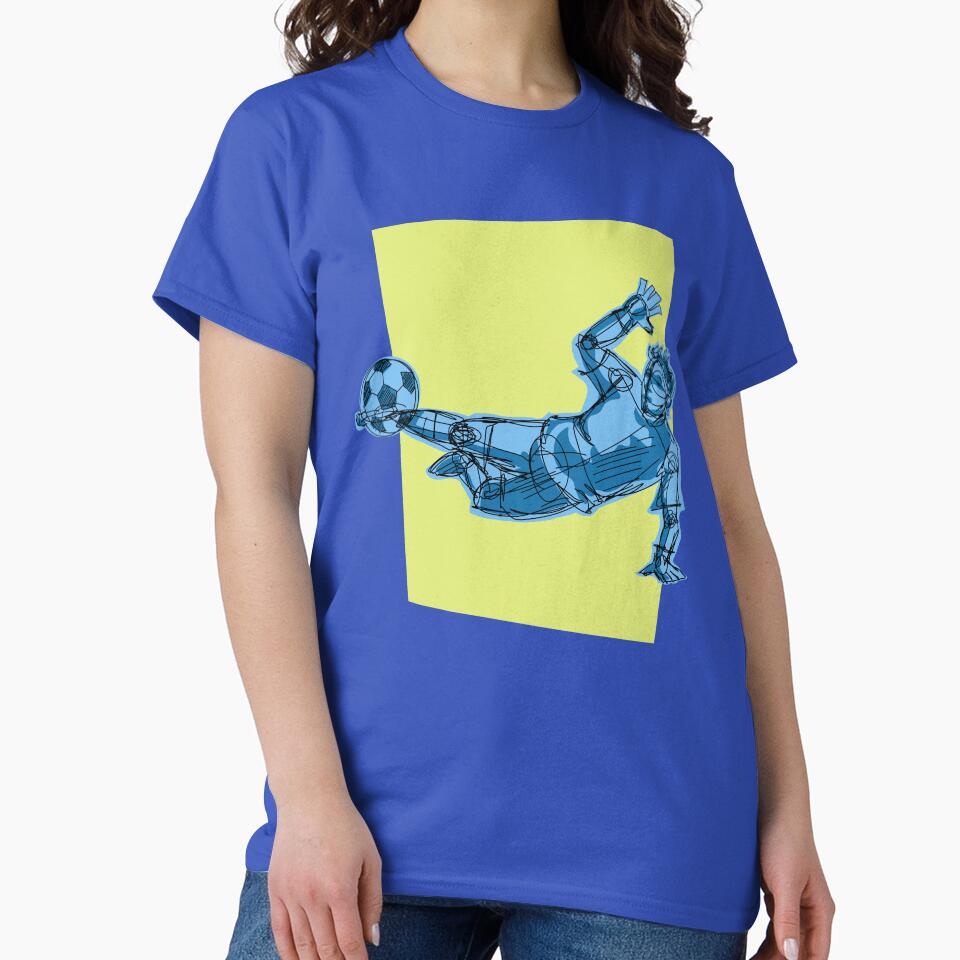 Yes Goalkeeper With Blue Background by missmann