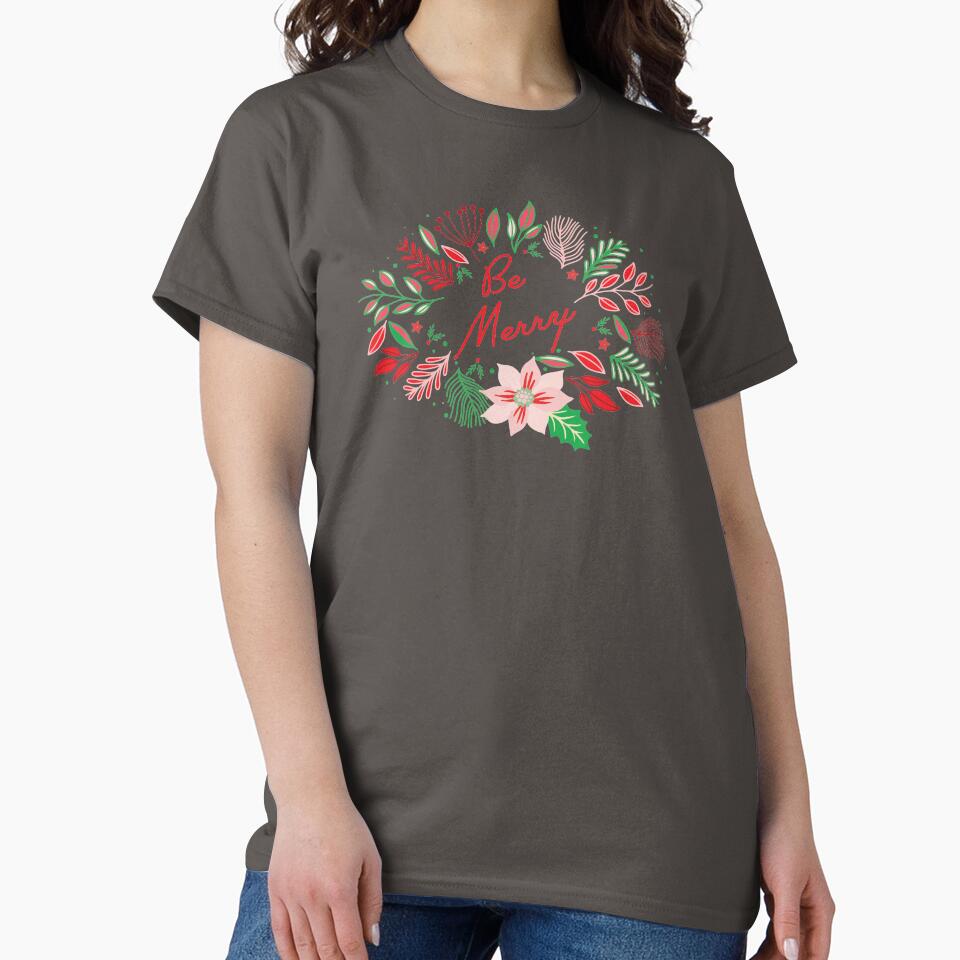 Be Merry Holiday Florals by SharksOnShore