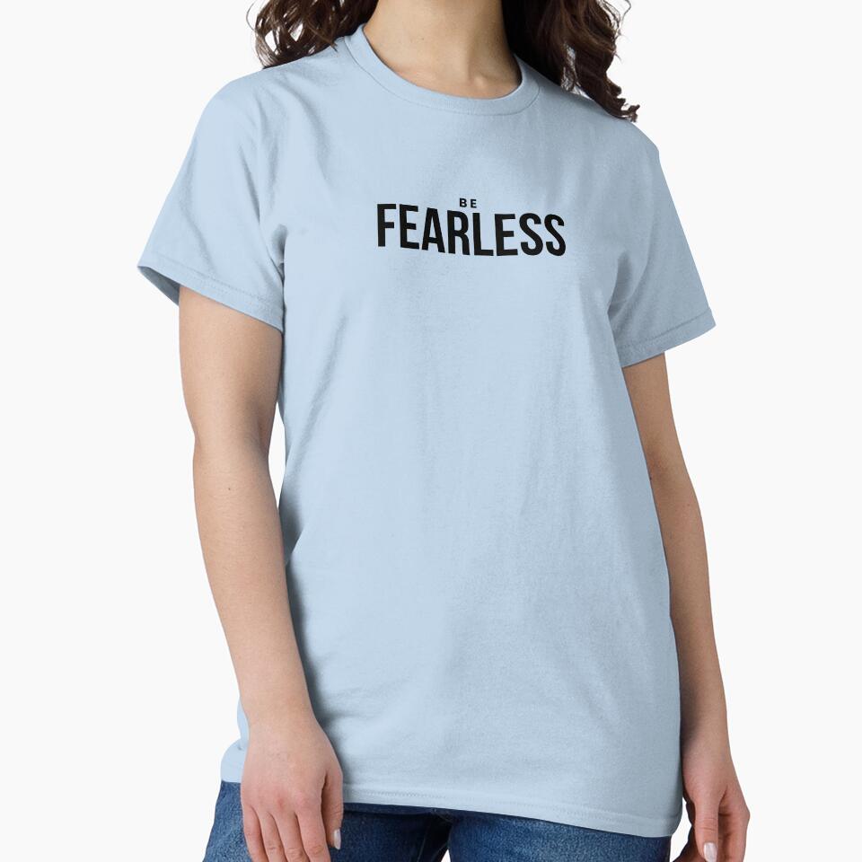 Be Fearless Minimalist Typography Design | Motivational Quote | Modern Inspirational Text by Rush2Buy