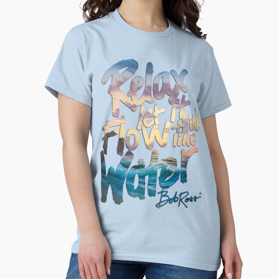 Bob Ross Relax Let it Flow by Katie Morris Art
