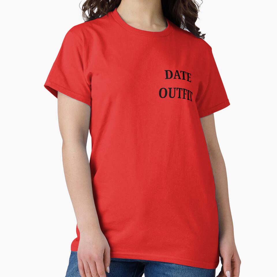 Date outfit Minimalist Text Design by BlondeBalance
