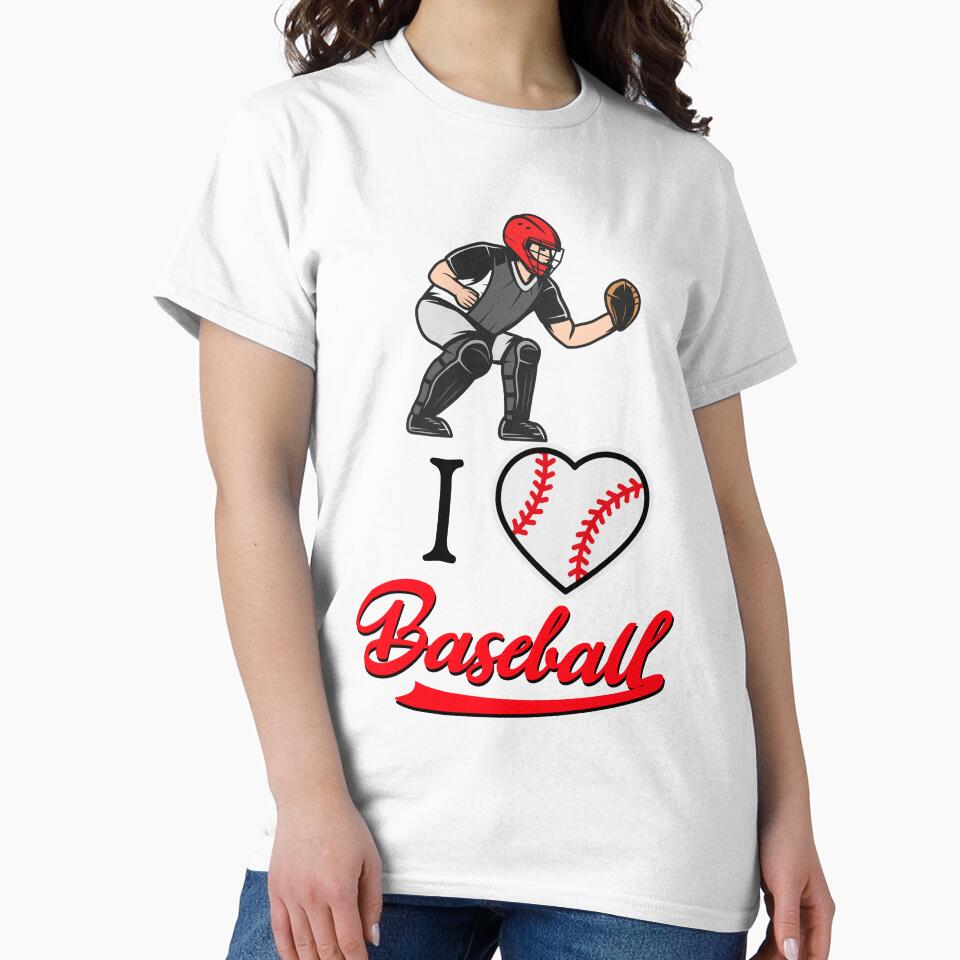 Love Baseball, Ball, Foul, catcher Homerun by MaxiiMerch