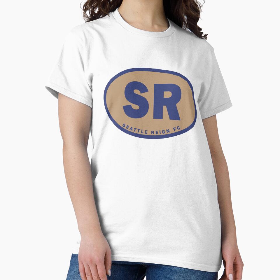 Seattle Reign FC Colorful Classic Oval by HBStickerworks
