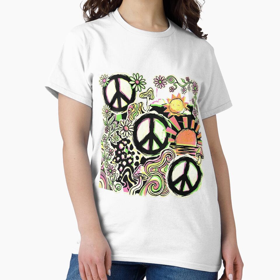 Peace Hippie Flower Stop The War by MasterShong