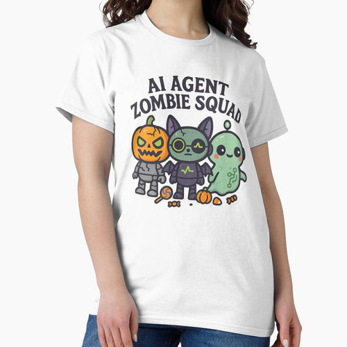 AI Agent Zombie Squad – Cute Tech Halloween Crew Design by mliotard