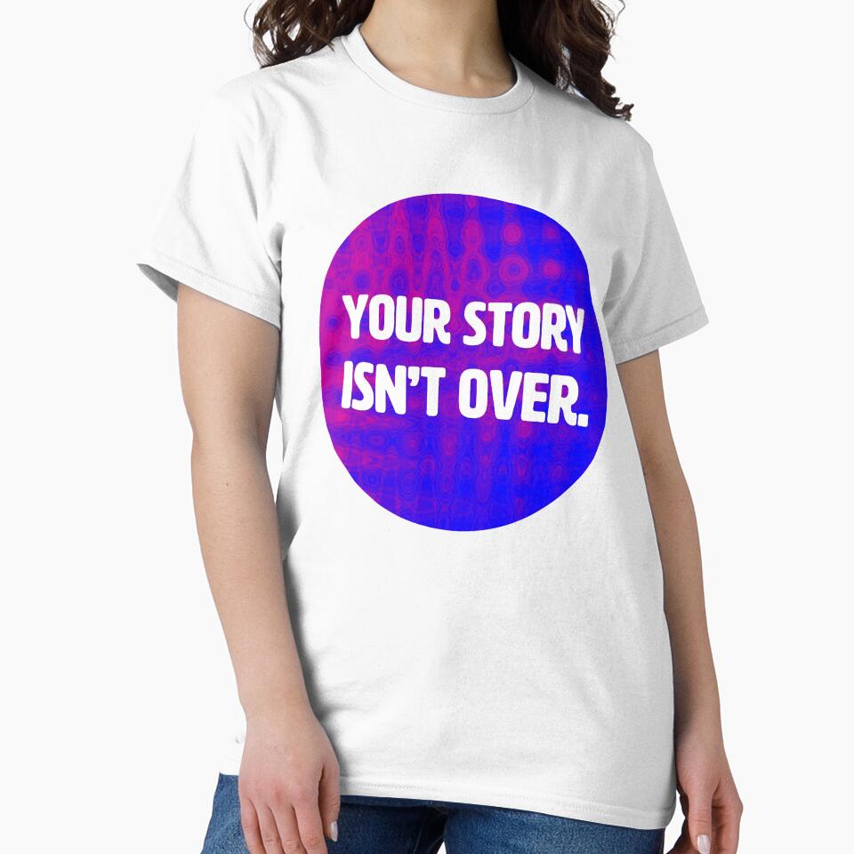 Your Story Isn't Over - Cobalt Fuchsia Wave by sillyjess
