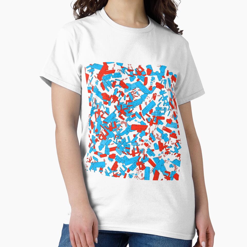 Comic book explosion - red blue by Thecolorschemer